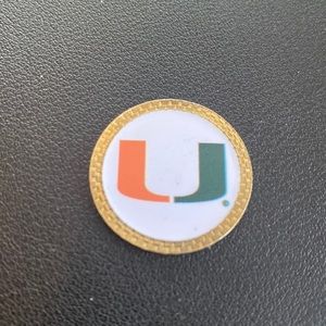 University of Miami UM Ball Marker